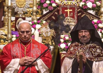 Pope Leo XIV Prays at Armenian Cathedral in Istanbul