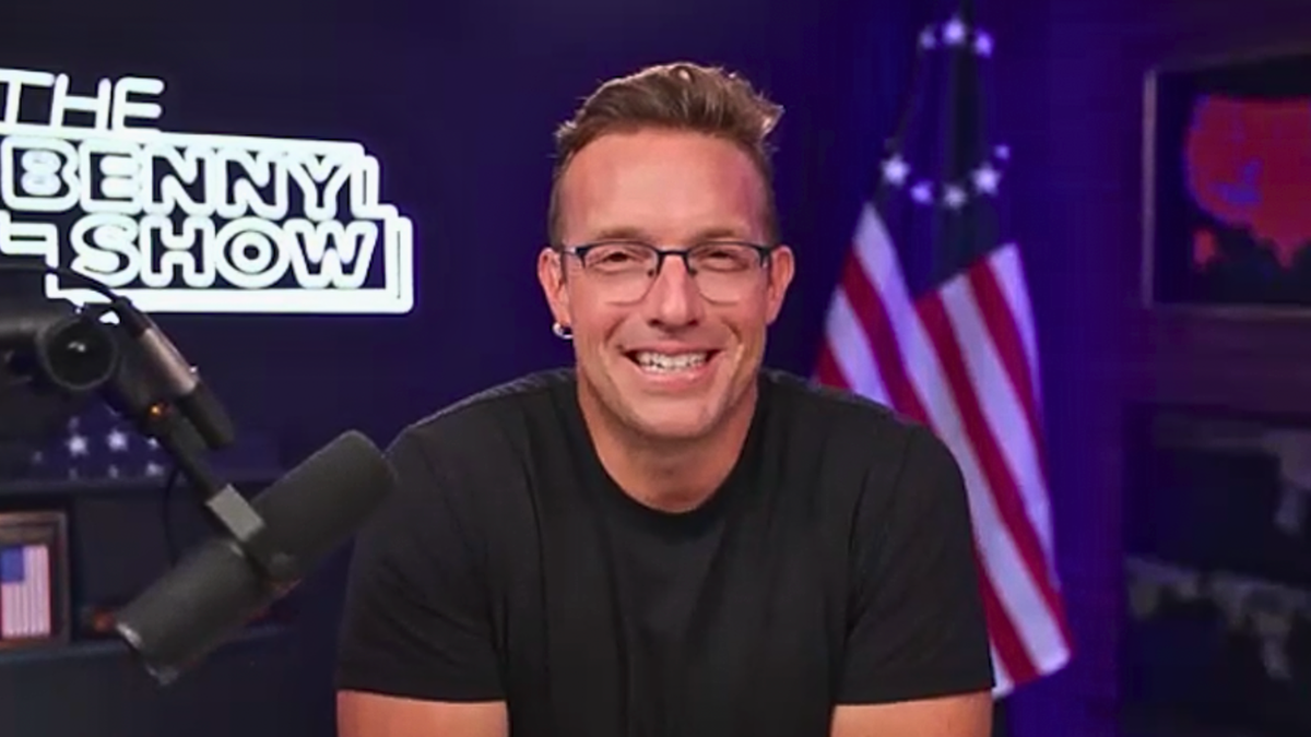 Conservative commentator Benny Johnson.