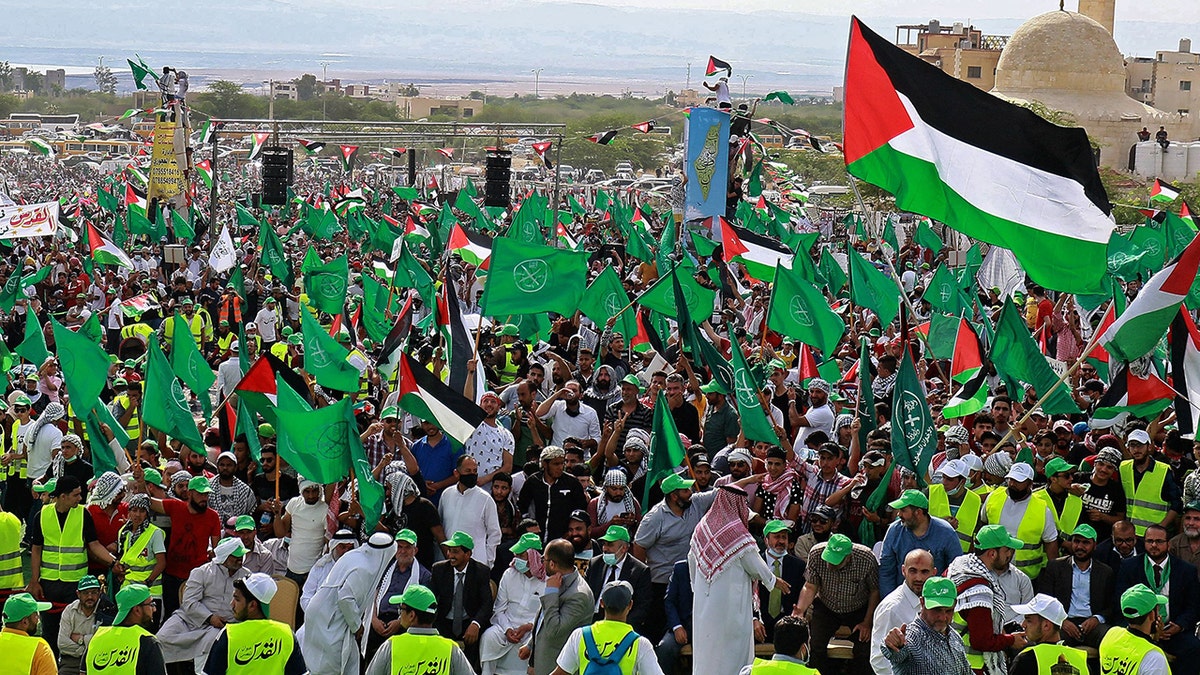 Muslim Brotherhood supporters in Jordan.