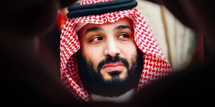 A view of Saudi Crown Prince Mohammed bin Salman.