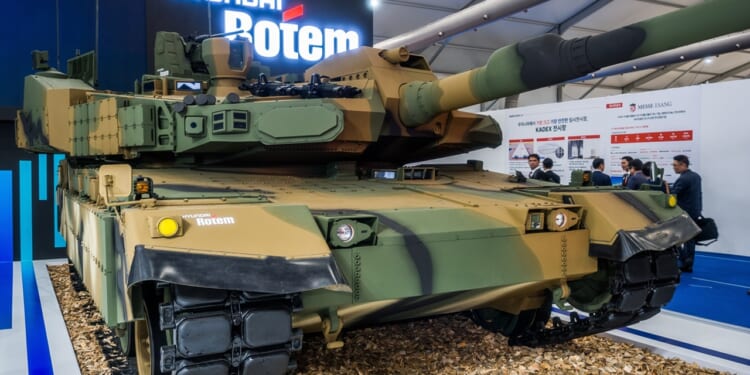 A K2 Black Panther tank.