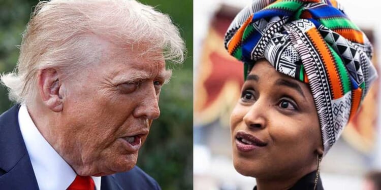 Trump sounds off again on Ilhan Omar — says why she should be thrown 'THE HELL OUT of our country'