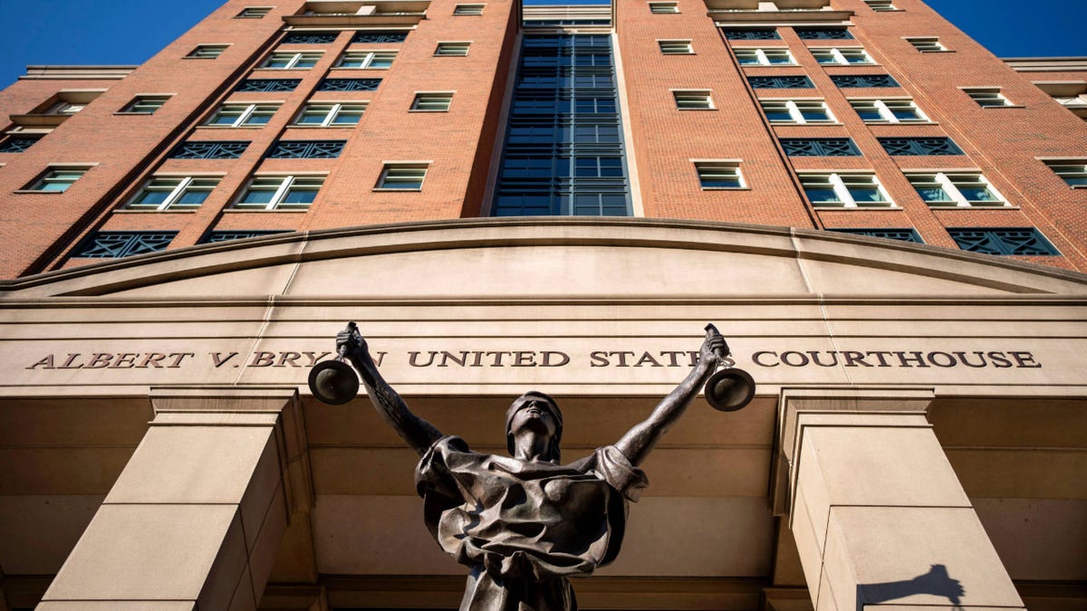 The U.S. District Court for the Eastern District of Virginia is seen in Alexandria, Va.