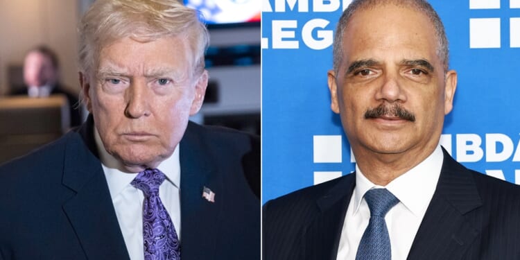 Trump highlights Eric Holder comments while urging Senate GOP to nix filibuster