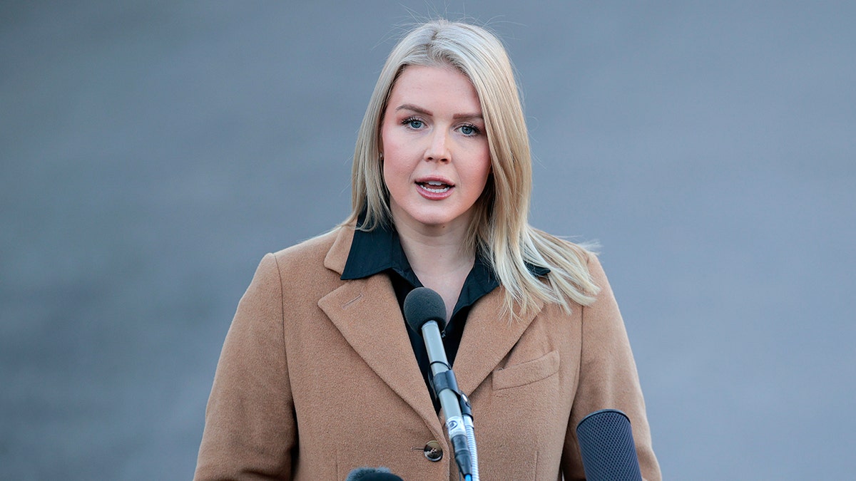 White House press secretary Karoline Leavitt