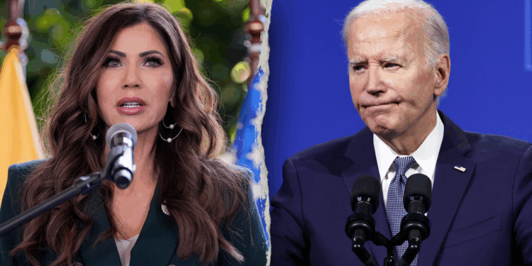 Noem claims Biden used DHS to invade US with terrorists at cabinet meeting