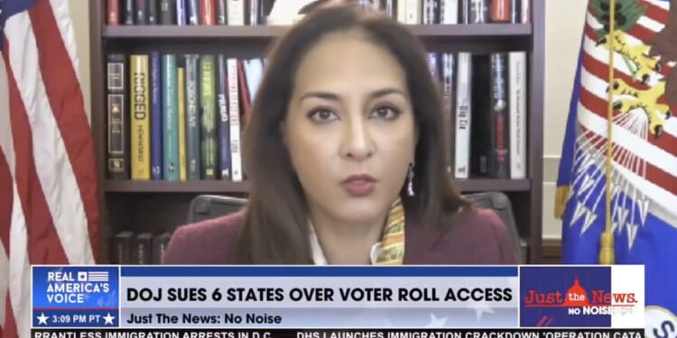DOJ Sues SIX More States for Withholding Voter Rolls — 14 States Now Targeted as Bondi and Dhillon Launch Aggressive Nationwide Crackdown | The Gateway Pundit