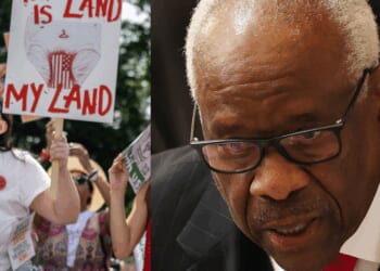 AUDIO: Justice Clarence Thomas dismantles Democrat AG's office lawyer on lawfare against pro-life pregnancy center