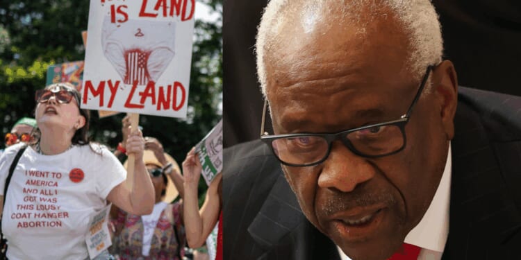 AUDIO: Justice Clarence Thomas dismantles Democrat AG's office lawyer on lawfare against pro-life pregnancy center