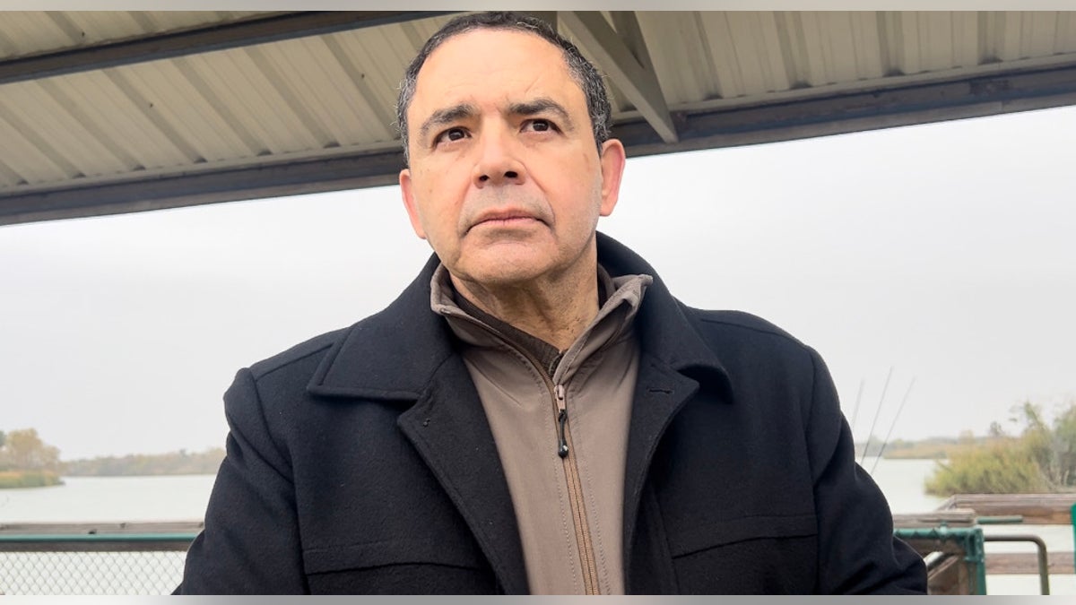 Henry Cuellar at the border