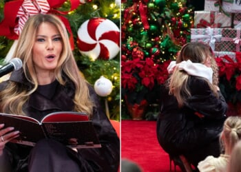 Melania Trump visits children's hospital, gives optimistic message about Santa