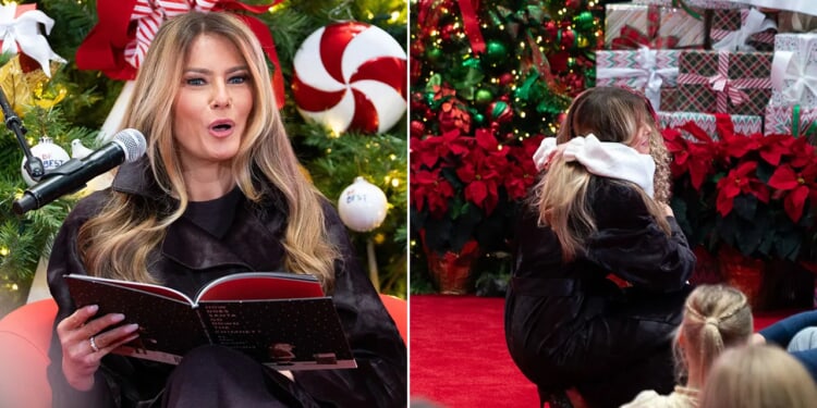 Melania Trump visits children's hospital, gives optimistic message about Santa