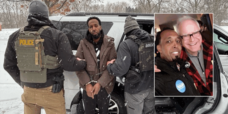 Somali illegal with fraud convictions linked to top Minnesota Democrats, arrested