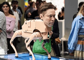 ART? Beeple puts Elon Musk and Mark Zuckerberg heads on robot dogs that 'poop' $100K NFTs