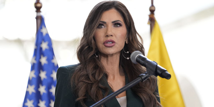 White House denies Trump considering firing Homeland Security's Noem