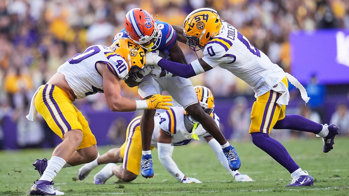 Whit Weeks makes a tackle