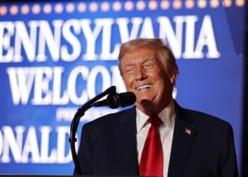 Trump cites cheaper groceries, gas as he pushes back on Dem affordability message