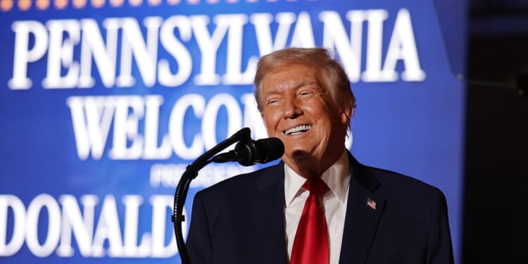 Trump cites cheaper groceries, gas as he pushes back on Dem affordability message