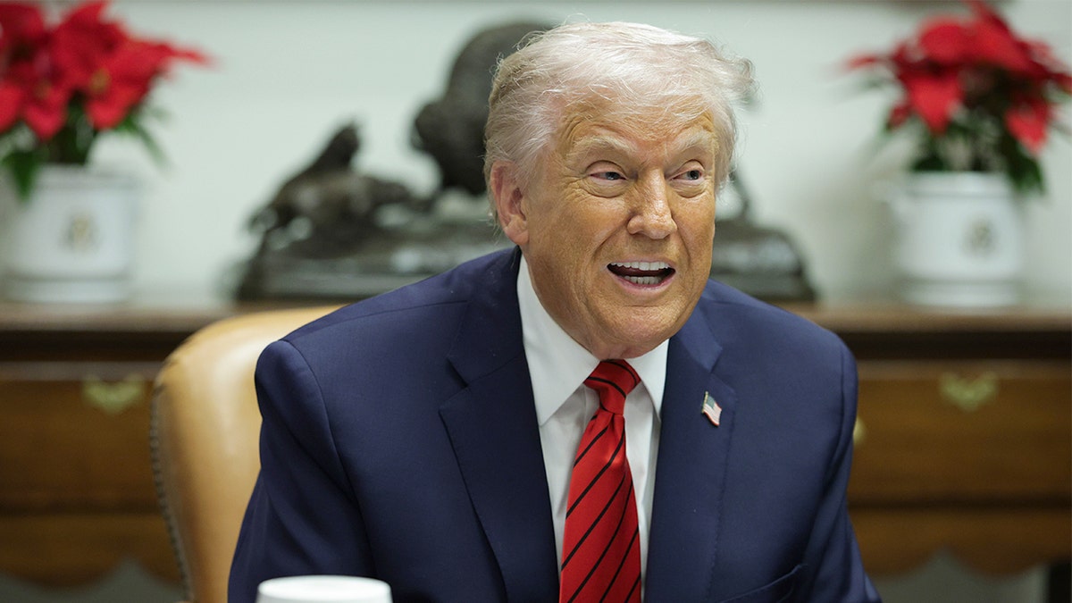 Donald Trump at White House meeting