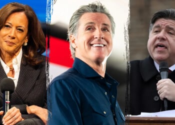 Harris, Newsom, Pritzker Sharpen participate at major Democratic Party summit