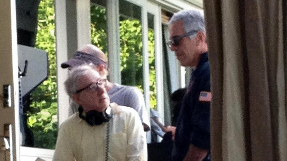 Woody Allen with Jeffrey Epstein