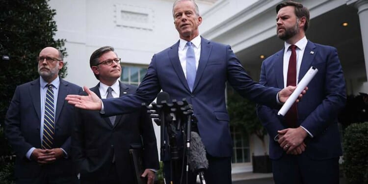 'Blind allegiance': Thune lays into blue states passing up Trump tax relief