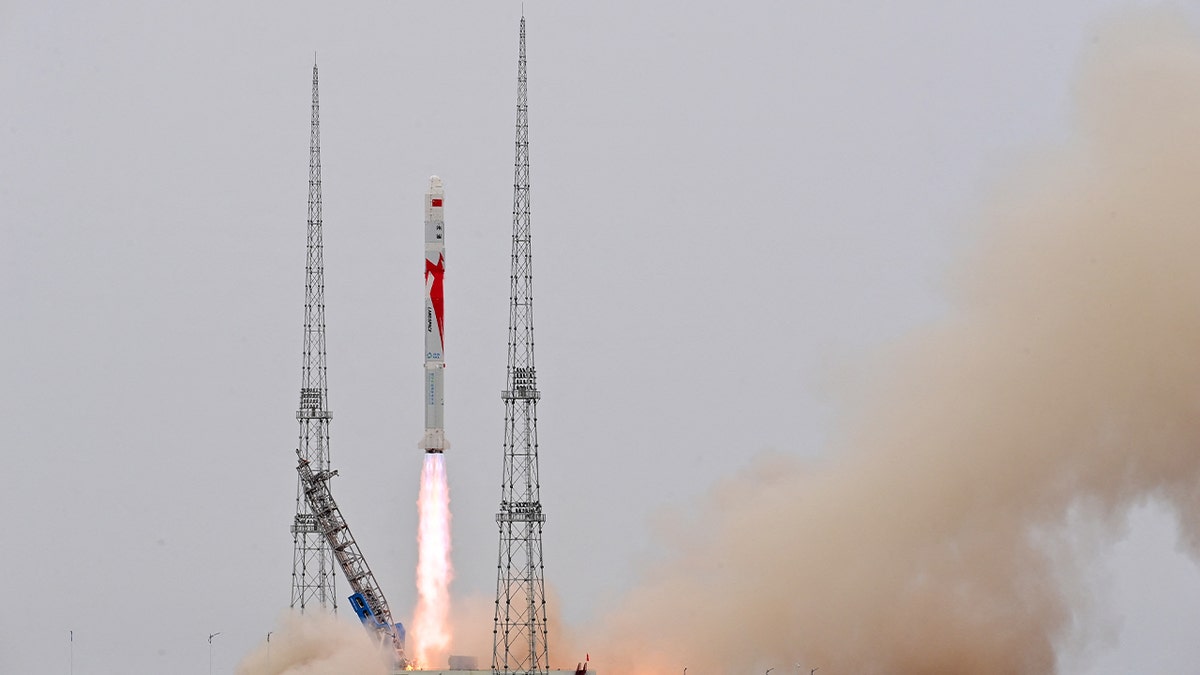 The Zhuque-2 carrier rocket, a methane-liquid oxygen rocket by Chinese company LandSpace, takes off from the Jiuquan Satellite Launch Center, near Jiuquan, Gansu province, China July 12, 2023.