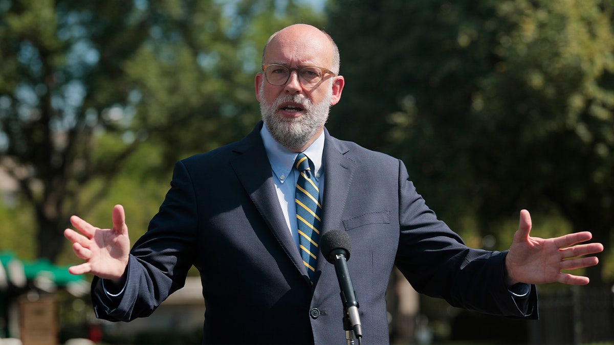 Russell Vought at the White House