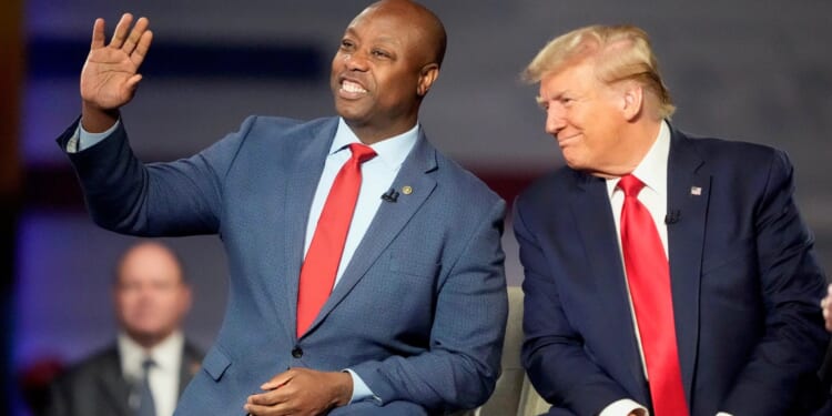 Tim Scott tells MAGA voters Trump is 'on the ballot' in 2026 midterms