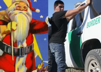 'Nazi trash': Unhinged outrage ensues after ICE posts video of Santa Claus deporting illegal aliens