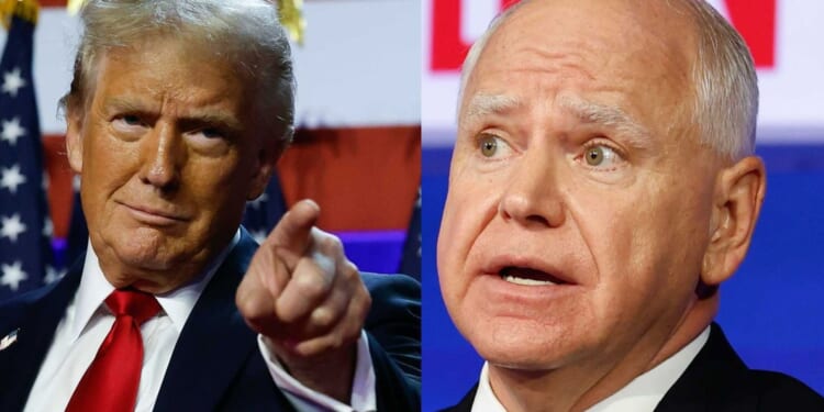 Tim Walz tries to dunk on Trump and gets pantsed on social media