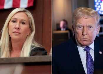 Rep. Marjorie Taylor Greene dishes criticism of President Trump