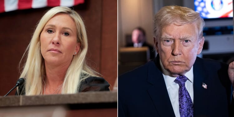 Rep. Marjorie Taylor Greene dishes criticism of President Trump