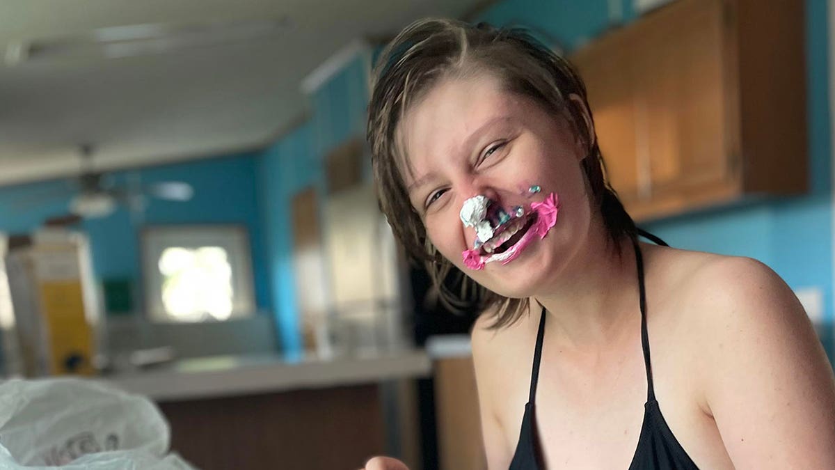 Kayla Hamilton, who was murdered by an illegal migrant in 2022, celebrating her birthday.