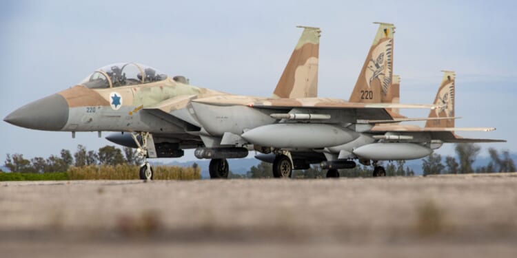 Israeli IDF fighter jets in Greece.