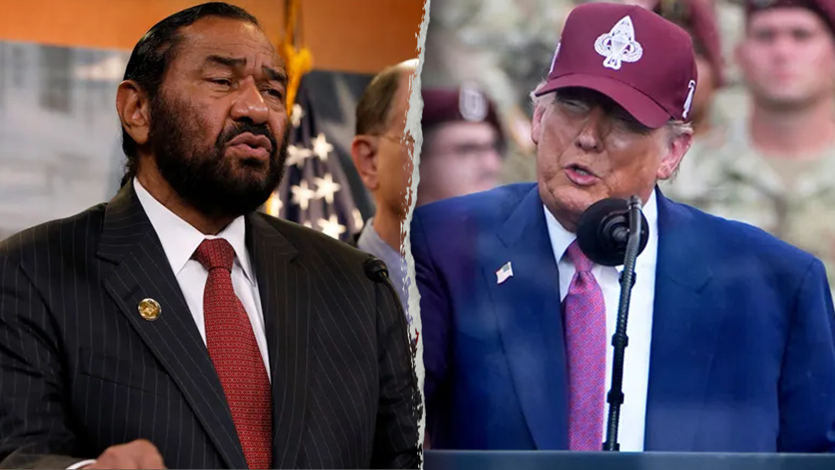 Rep. Al Green and President Donald Trump