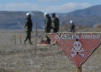 Nagorno Karabakh landmines in Azerbaijan..