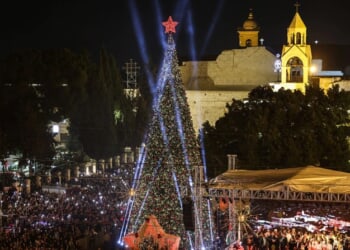 Bethlehem Christmas tree lighting