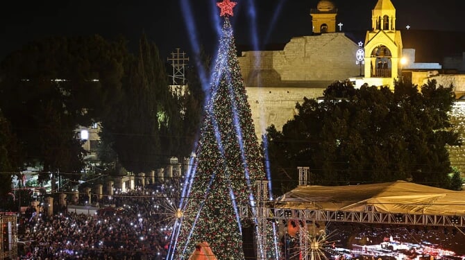 Bethlehem Christmas tree lighting