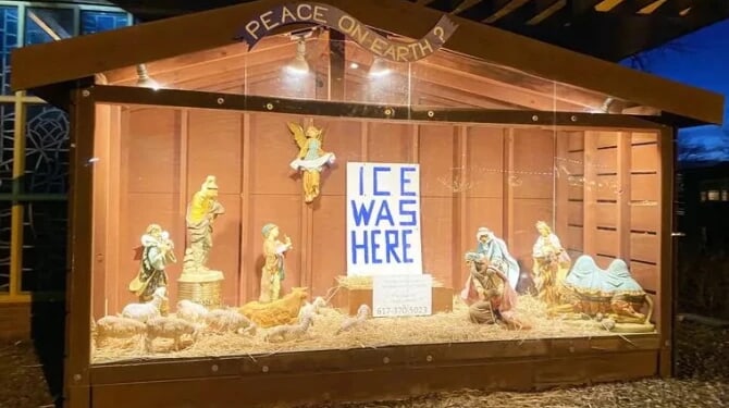 Anti-Nativity Display