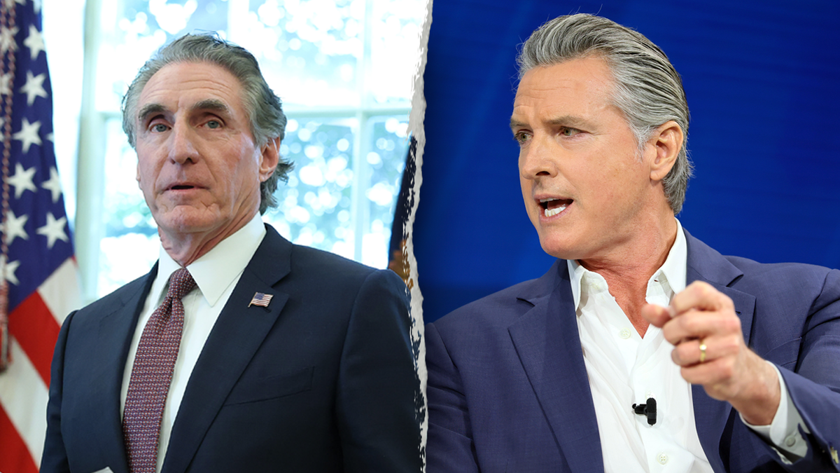 Burgum split with Newsom