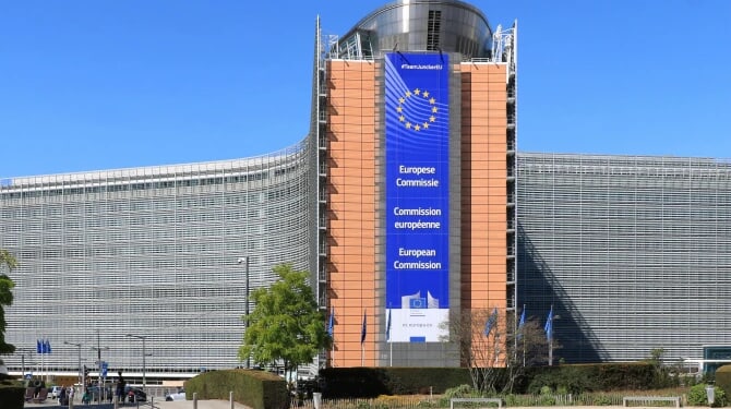 The Berlaymont building in Brussels, seat of the European Commission