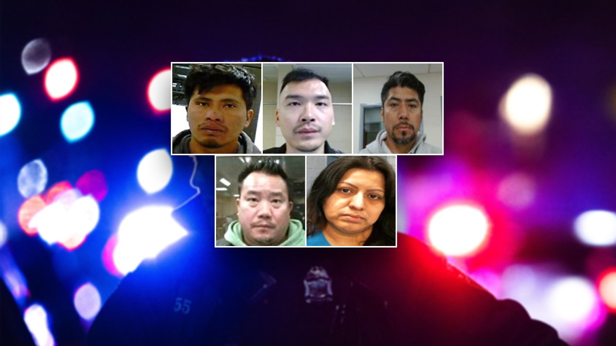 Illegal migrants arrested by ICE over the weekend