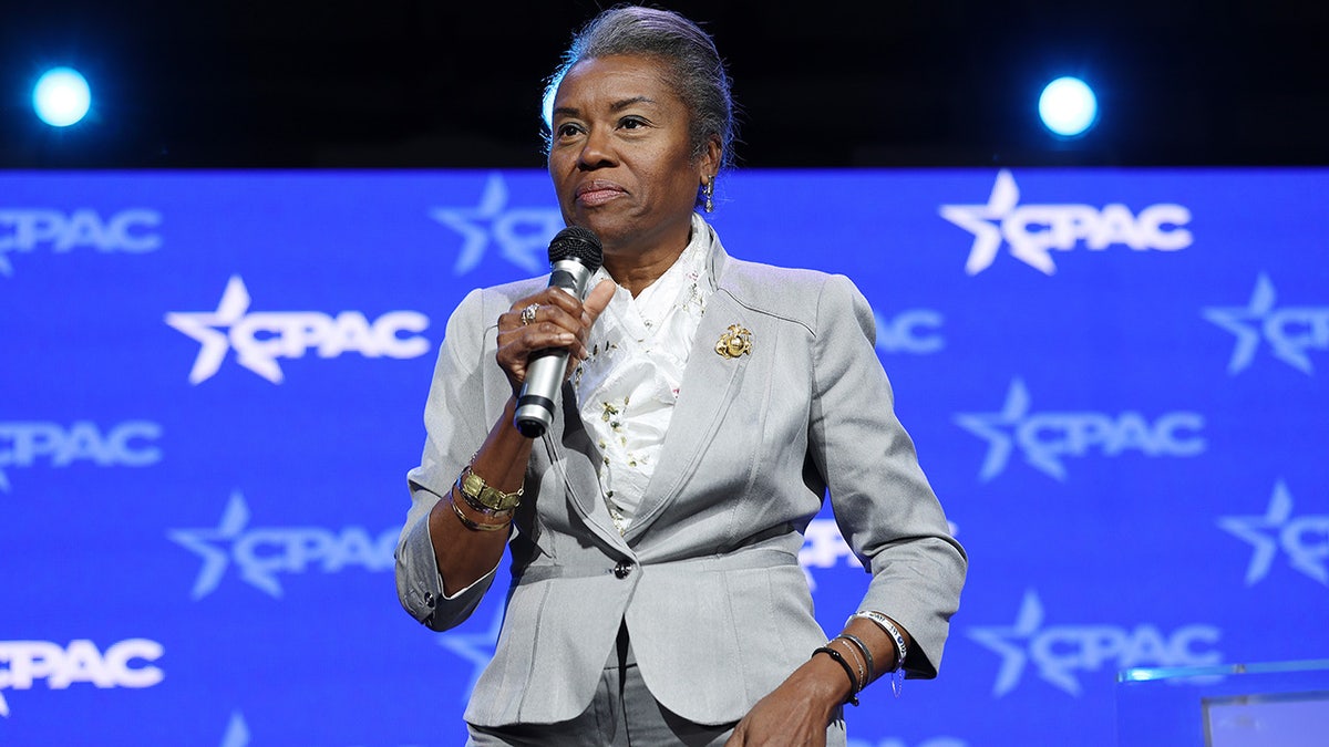 Winsome-earle Sears speaks at campaign event