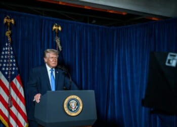 Donald Trump Delivers Prime Time Address to the Nation