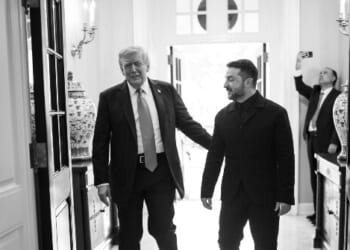 Donald Trump Holds Press Conference with Ukrainian President Volodymyr Zelensky