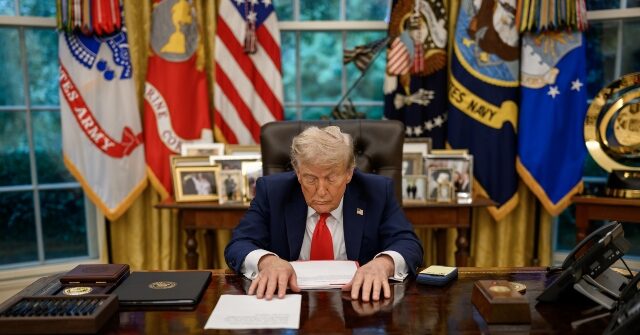 Donald Trump Holds a Signing Ceremony