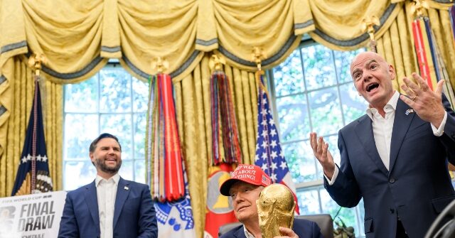 Donald Trump at the FIFA World Cup Drawing