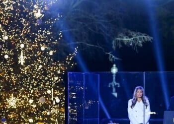 Donald and Melania Trump Light the National Christmas Tree