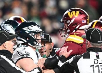 Eagles-Commanders Break Out in Brawl after Two-Point Conversion